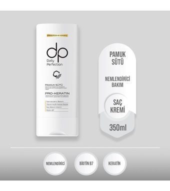 DP Daily Perfection Nemlendirici Pamuk Sütü Buğday Proteini Saç Kremi 350 ml
