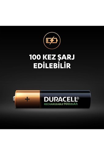 Duracell LR03 1.2 V 750 mAh Ni-Mh AAA / İnce Kalem Şarjlı Pil 2'li