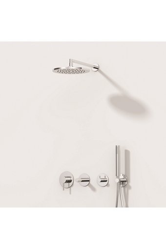 Vitra Origin Krom Ankastre Yağmur Tepe Duş Başlığı Gümüş