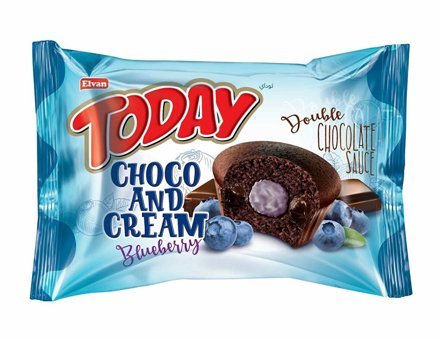 Elvan Today Double Choco And Cream Yabanmersinli Kek 24x50 gr