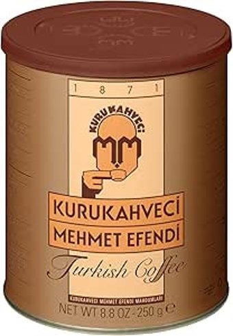 Kurukahveci Mehmet Efendi Sade Orta Kavrulmuş Türk Kahvesi 7x250 gr