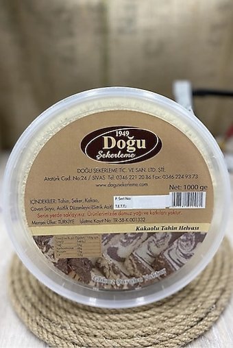 Doğu Şekerleme Kakaolu Tahinli Helva 1 kg