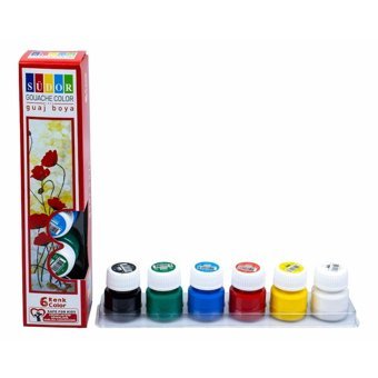 Südor Sd521 Çok Renkli 6x90 ml Guaj Boya Seti