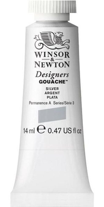 Winsor & Newton Designers 617 S.3 Tüp Gümüş 14 ml Guaj Boya Seti