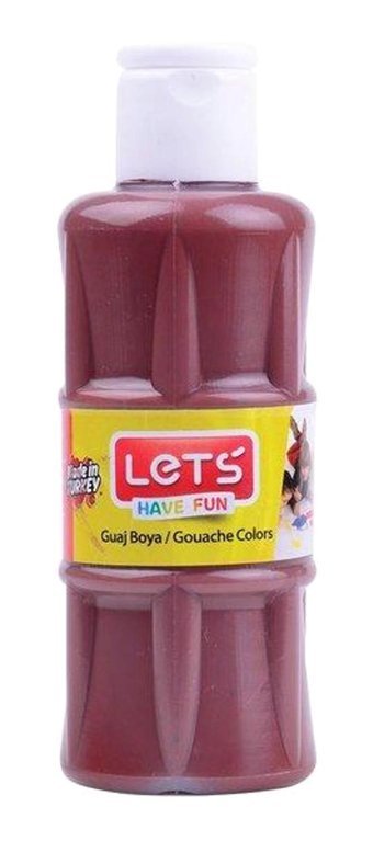 Lets L-5858 Tüp Kahverengi 100 ml Guaj Boya Seti