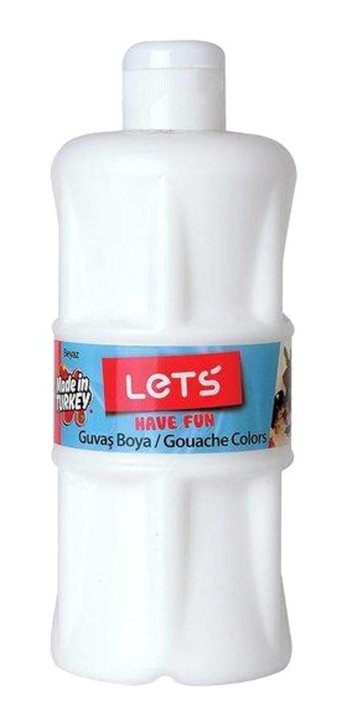 Lets L-5100 Tüp Beyaz 500 ml Guaj Boya Seti