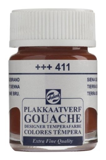Talens 411 Kahverengi 116 ml Guaj Boya Seti