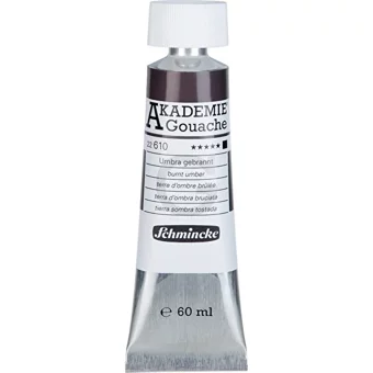 Schmincke Akademie 610 Tüp Siyah 60 ml Guaj Boya Seti