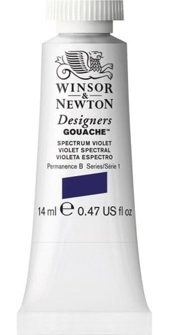 Winsor & Newton Designers S.1 Tüp Koyu Mor 14 ml Guaj Boya Seti