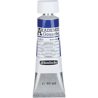 Schmincke Akademie 405 Ultramarine Tüp Mavi 60 ml Guaj Boya Seti