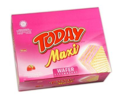 Elvan Today Maxi Çilek Kremalı Gofret 24x38 gr