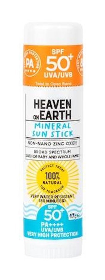 Heaven on Earth 50 Faktör Tüm Ciltler İçin Yağsız Suya Dayanıklı Parfümsüz Parabensiz Bebek Yüz ve Vücut Güneş Kremi 17 ml