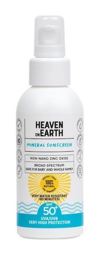 Heaven on Earth 50 Faktör Hassas Ciltler İçin Suya Dayanıklı Bebek Yüz ve Vücut Güneş Kremi 100 ml