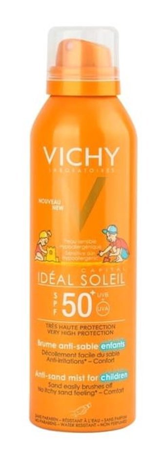 Vichy 50 Faktör Tüm Ciltler İçin Yağsız Suya Dayanıklı Parabensiz Bebek Yüz ve Vücut Güneş Kremi 200 ml