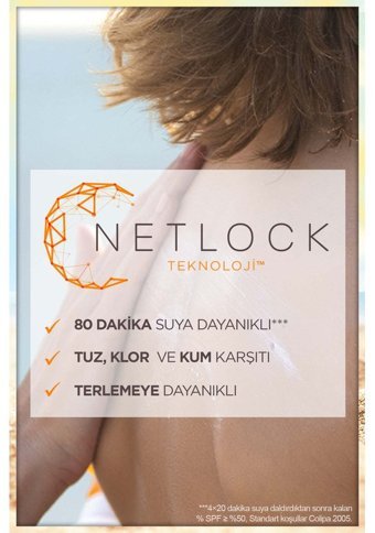 Garnier Ambre Solaire 50 Faktör Hassas Ciltler İçin Suya Dayanıklı Parfümsüz Bebek Yüz ve Vücut Güneş Kremi 200 ml