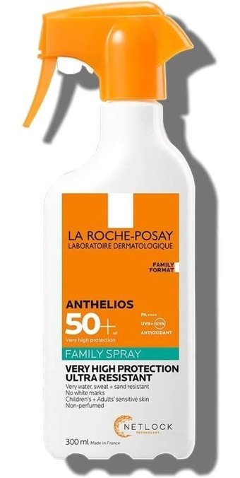 La Roche Posay Anthelios 50 Faktör İçin Yağsız Suya Dayanıklı Parfümsüz Parabensiz Bebek Yüz ve Vücut Güneş Kremi 300 ml