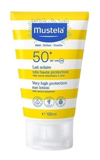 Mustela 50 Faktör Hassas Ciltler İçin Suya Dayanıklı Parfümsüz Parabensiz Bebek Yüz ve Vücut Güneş Losyonu 200 ml