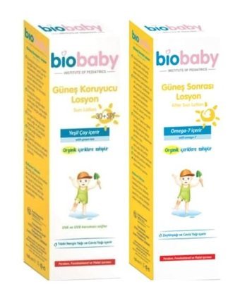 Biobaby 30 Faktör Hassas Ciltler İçin Parabensiz Bebek Yüz ve Vücut Güneş Losyonu 100 ml