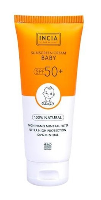 Incia 50 Faktör Hassas Ciltler İçin Parfümsüz Parabensiz Bebek Yüz ve Vücut Güneş Kremi 50 ml