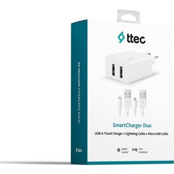 Ttec 2SCS21DB Universal USB Kablolu Hızlı Şarj Aleti Beyaz