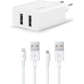 Ttec 2SCS21DB Universal USB Kablolu Hızlı Şarj Aleti Beyaz