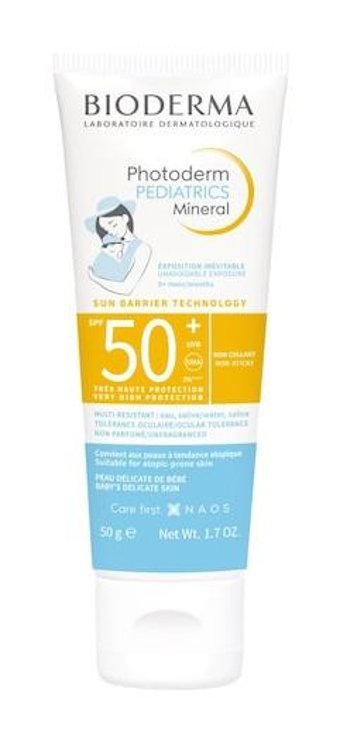 Bioderma Photoderm 50 Faktör Tüm Ciltler İçin Suya Dayanıklı Parfümsüz Parabensiz Bebek Yüz ve Vücut Güneş Kremi 50 ml