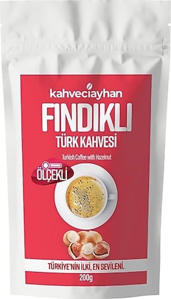 Kahveciayhan Fındıklı Orta Kavrulmuş Türk Kahvesi 200 gr