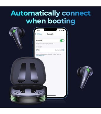 Lenovo XT85 Kulak İçi Bluetooth Kulaklık Siyah