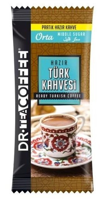 Dr. Tea Coffee Sade Orta Kavrulmuş Türk Kahvesi 24x9 gr