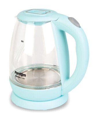 Fantom Kt 4000 Cam 1.8 lt 1500 W Modern Mavi Kettle