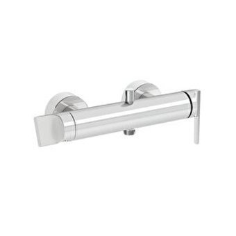 Vitra Suit A42818 Pirinç Çift Delikli Aç Kapa Yarı Ankastre Kare Banyo Bataryası Krom