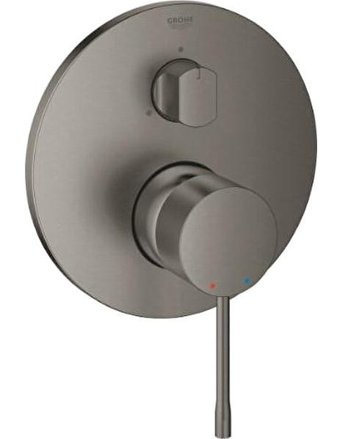 Grohe Essence Metal Aç Kapa Ankastre Banyo Bataryası Gri