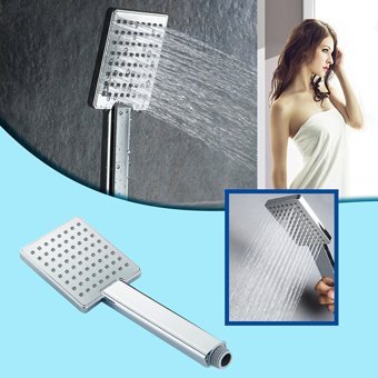 Xolo Mini Krom Tasarruflu Kare Yağmur El Duş Başlığı Gümüş