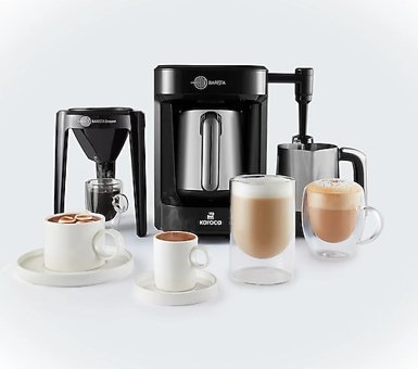 Karaca Hatır Barista Steel Galaxy 1 Hazneli 5 Fincan Közde Kahve Tadında Sütlü Kahve Yapan 735 W Türk Kahvesi Makinesi