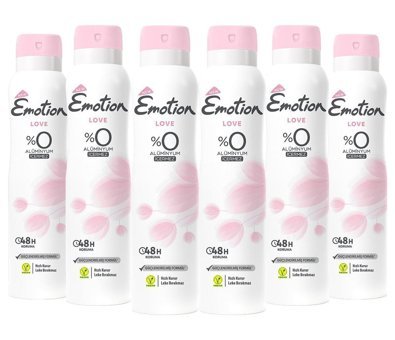 Emotion Love Sprey Kadın Deodorant 6x150 ml