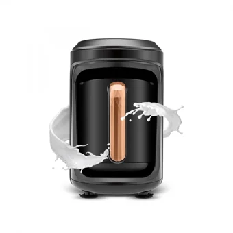 Karaca Hatır Hüps Quartz Hazneli 5 Fincan Közde Kahve Tadında 735 W Black Copper Türk Kahvesi Makinesi