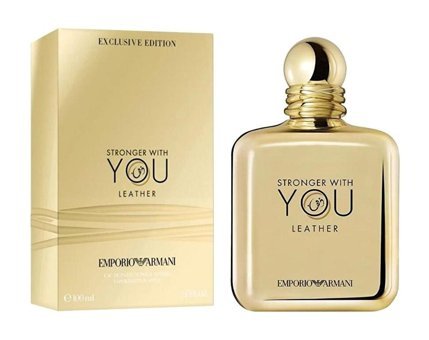 Emporio Armani Stronger With You Leather EDP Baharatlı-Odunsu Erkek Parfüm 100 ml