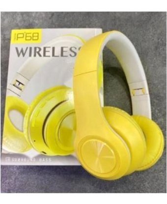 Universal Bluetooth Kulaklık Sarı