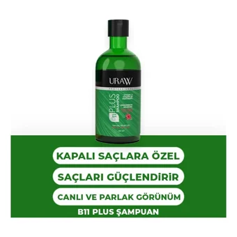 Uraw B11 Plus Şampuan 400 ml