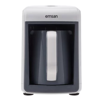 Emsan Bella Gusto 1 Hazneli 4 Fincan 535 W Beyaz Türk Kahvesi Makinesi