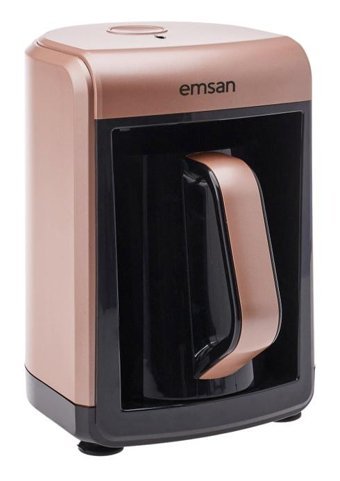 Emsan Bella Gusto 1 Hazneli 4 Fincan 535 W Golden Pink Türk Kahvesi Makinesi