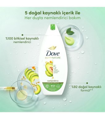 Dove Avokado Kalendula Nemlendirici Duş Jeli 500 ml