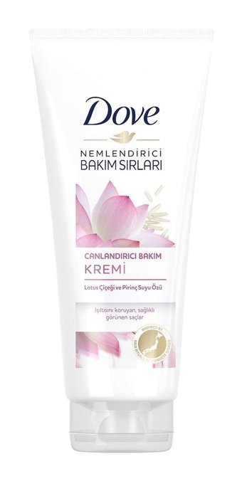 Dove Canlandırıcı Nemlendirici Lotus Çiçeği Pirinç Suyu Özü Saç Kremi 170 ml