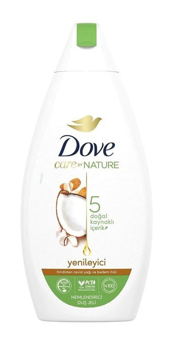 Dove Care By Badem Özü Hindistan Cevizi Nemlendirici Duş Jeli 500 ml