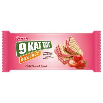 Ülker 9 Kat Tat Çilek Kremalı Gofret 114 gr