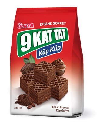 Ülker 9 Kat Tat Kakaolu Gofret 200 gr