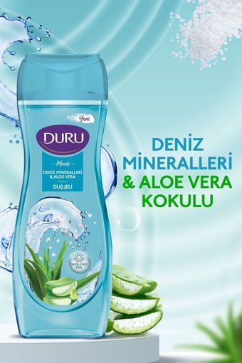 Duru Aloe Vera Deniz Minerali Duş Jeli 4x450 ml