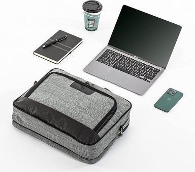 Livx 15.6 inç Su Geçirmez Laptop El Çantası Gri