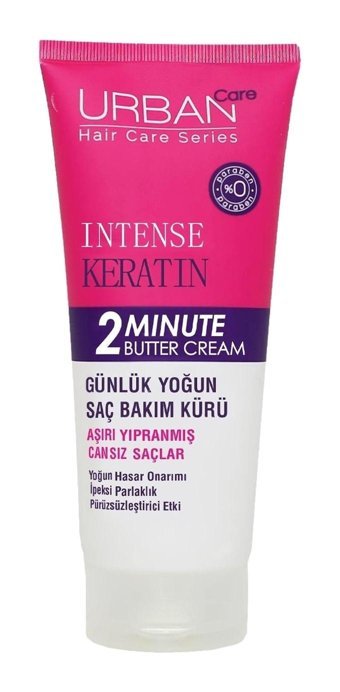 Urban Care Intense Keratin 2 Minute Onarıcı Keratin Kadın Saç Kremi 200 ml