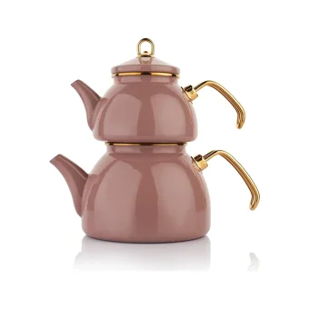 Schafer Retronomy Emaye Çaydanlık Rose Gold